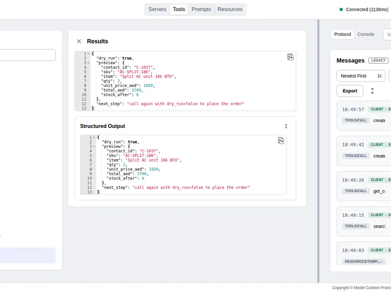 Private AI assistant over company data (MCP server)